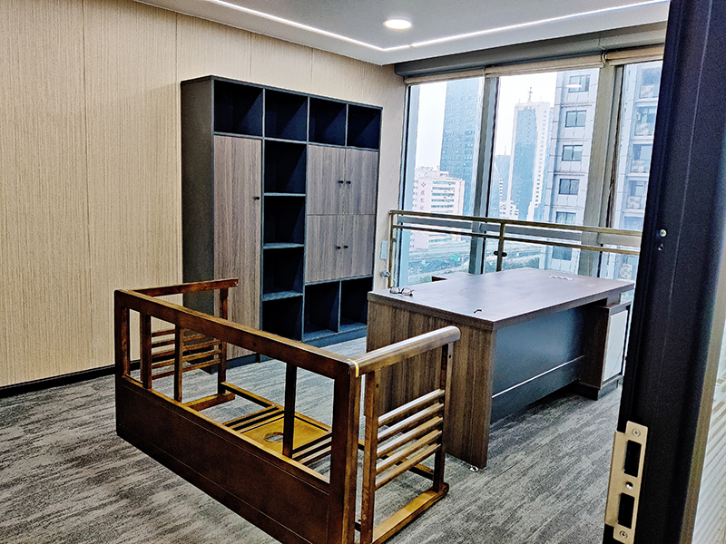 深圳世宏大廈156㎡商業(yè)裝修 混搭風中小型企業(yè)辦公室設(shè)計方案